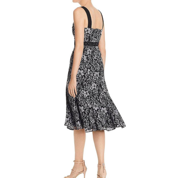 Keepsake NWT Holder Floral Lace Romantic Date Night Party Black Midi Dress, 6 - Picture 2 of 12